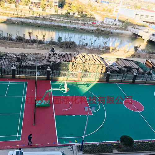 学校球场地坪